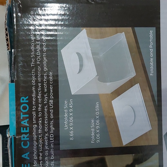 Bower Foldable Light Box Studio  NEW - Picture 5 of 7